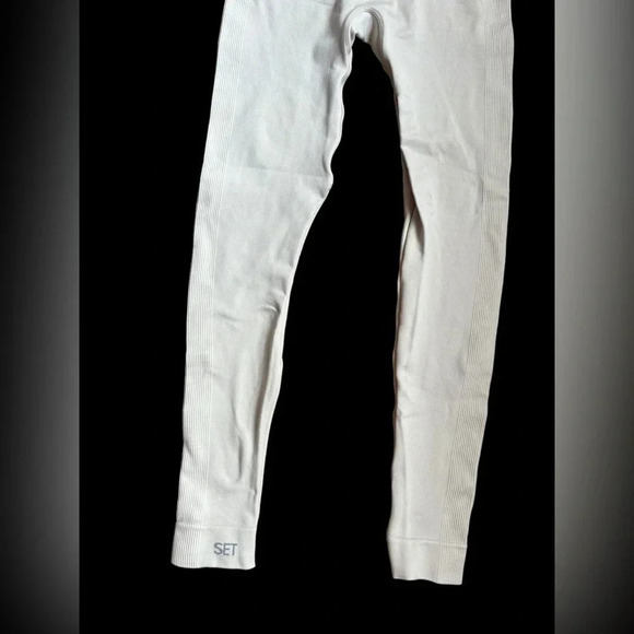 SET Active Seamless SCULPTFLEX Leggings Light Beige Size XS High Rise - Picture 4 of 7